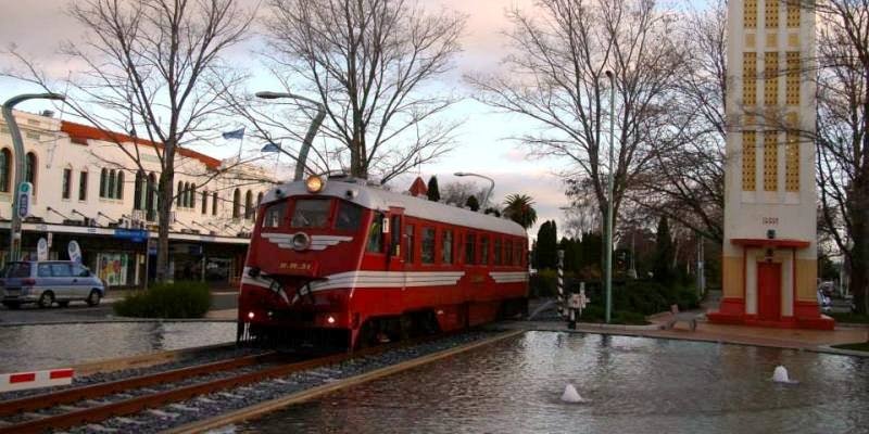 Railcar Shuttle and a Guided Walk of Hastings CBD
