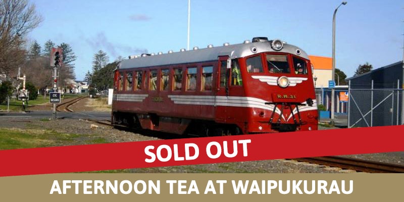 Railcar Ride and Afternoon Tea at Waipukurau