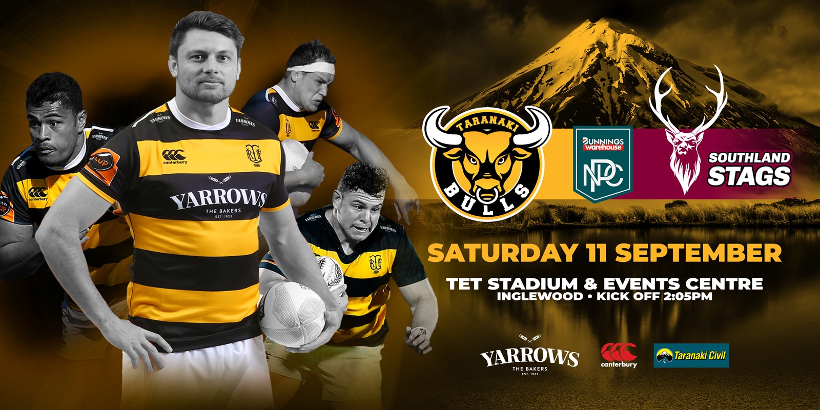 2021 Yarrows Taranaki Bulls Membership