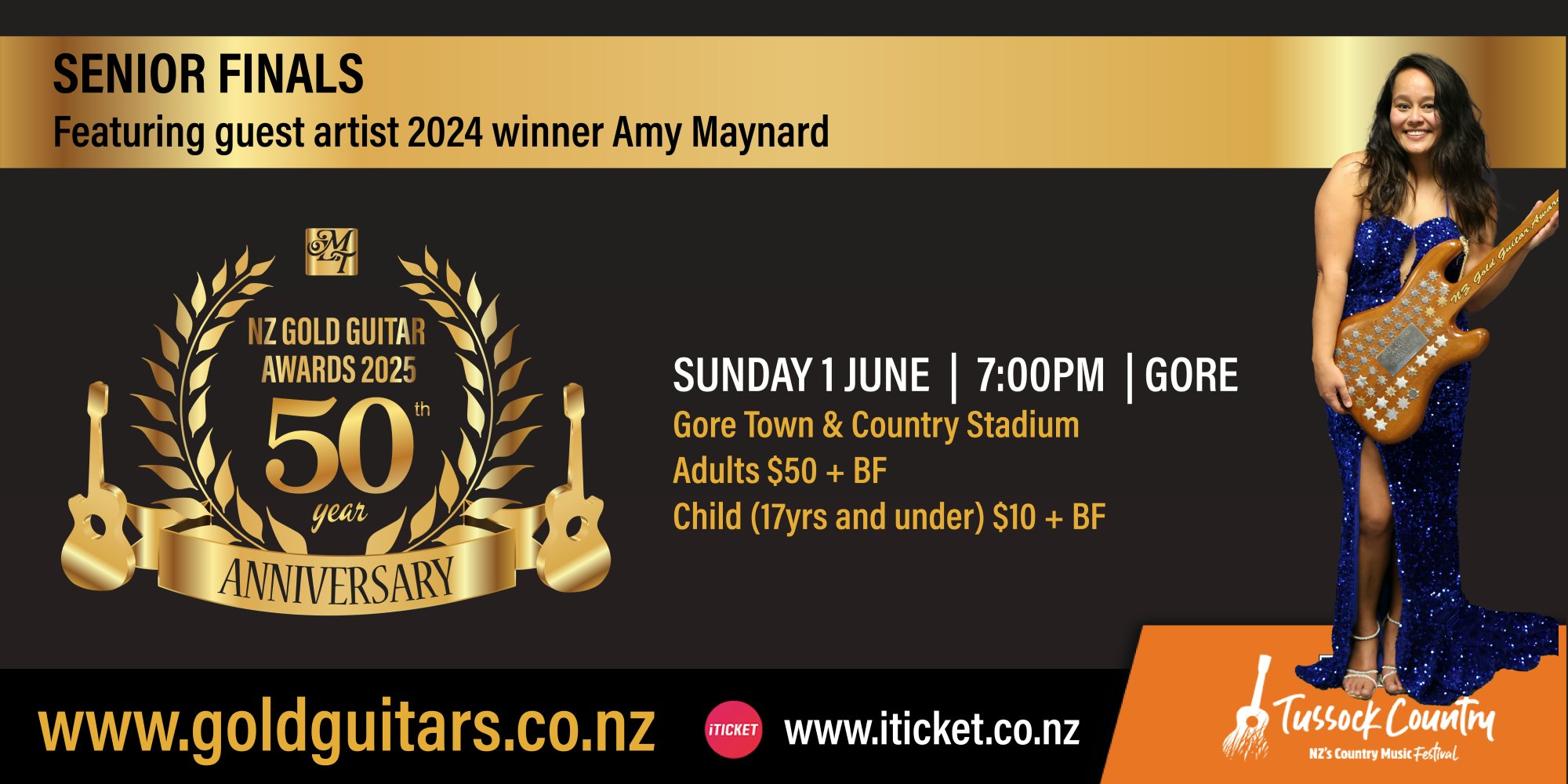 MLT NZ Gold Guitar Awards - Senior Finals