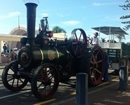 Vintage Steam Traction Engine